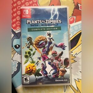 Nintendo Switch Plants Vs Zombies Video Game